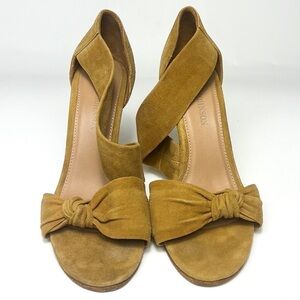 Ulla Johnson Suede Slingback Open Toe Heels